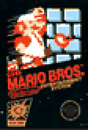Super Mario Bros. cartridge label
