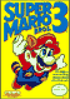 Super Mario Bros. 3 cartridge label